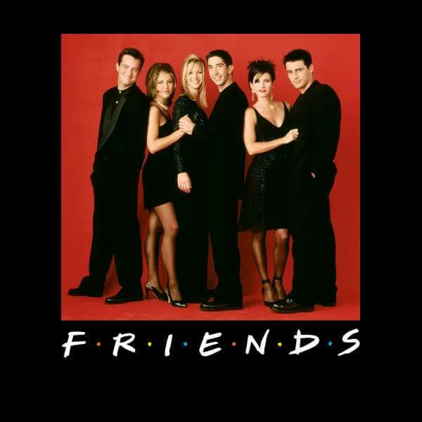 Friends Character Pose Sweatshirt - Black
