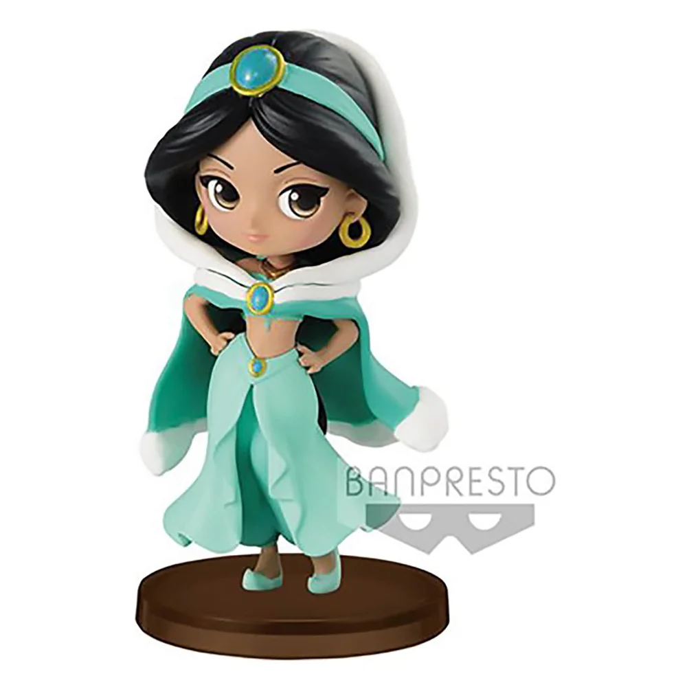 Banpresto Q Posket Petit Girls Festival Disney Aladdin Jasmine Figure 7cm (Winter Dress) Image 1