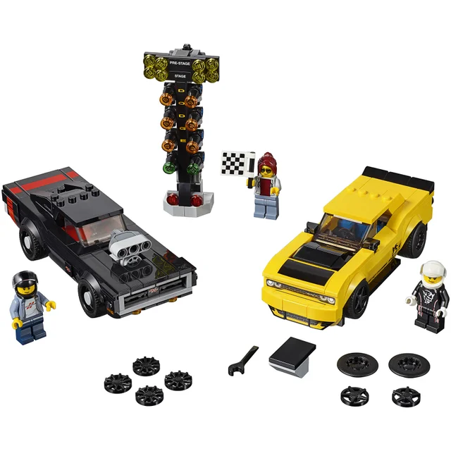 LEGO Dodge Challenger SRT Demon & 1970 Dodge Charger R/T(75893)