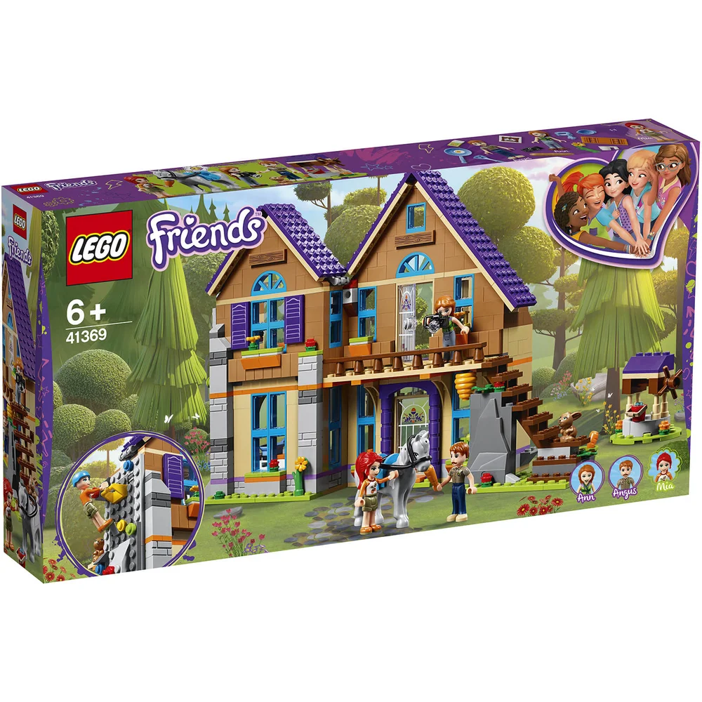 LEGO Mia's House, Doll House Construction Toy with Animal Toys (41369) Image 1