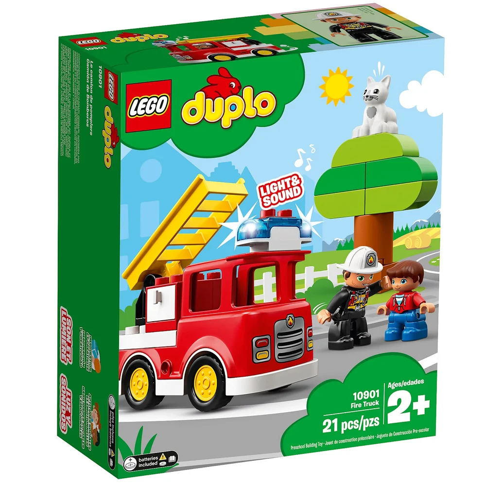 LEGO DUPLO Town: Fire Truck Building Set (10901) Image 1