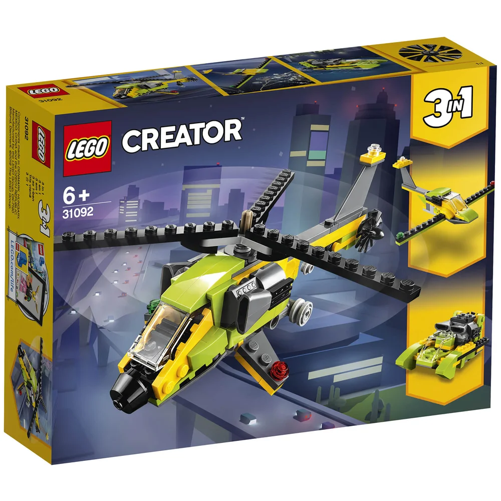 LEGO Creator: 3in1 Helicopter Adventure Building Set (31092) Image 1