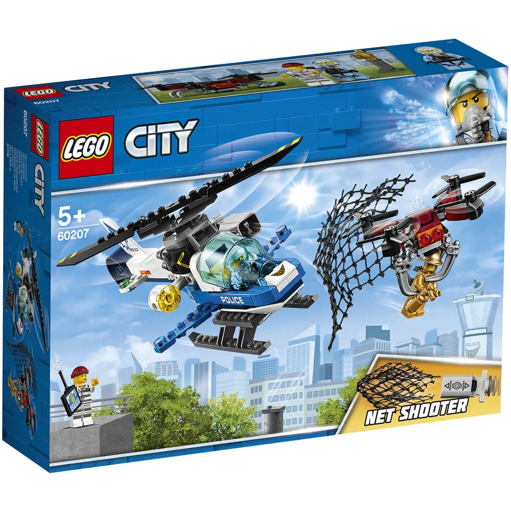 LEGO City: Sky Police Drone Chase with Helicopter Toy (60207) Image 1