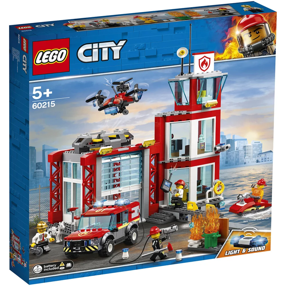 LEGO City: Fire Station Building Set (60215) Image 1