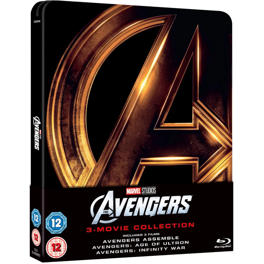 Avengers 1-3 Collection - Zavvi UK Exclusive Steelbook Image 1