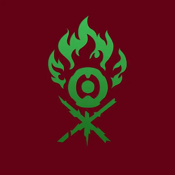 Magic The Gathering Gruul Symbol Sweatshirt - Burgundy