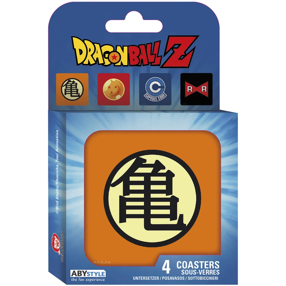Dragon Ball Set of 4 Coasters (Symbols) Image 1