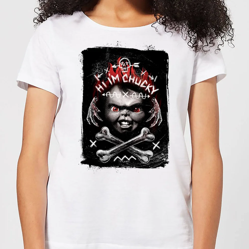 Chucky Hi I'm Chucky Women's T-Shirt - White - S Image 1