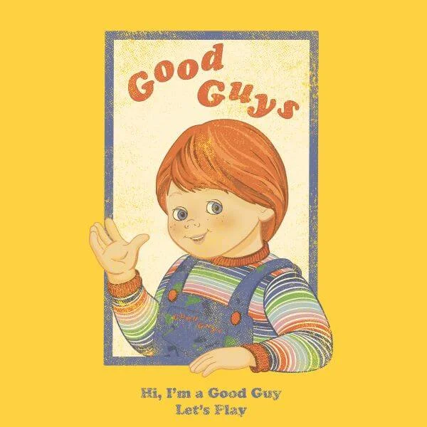 Chucky Good Guys Retro Women's T-Shirt - Yellow