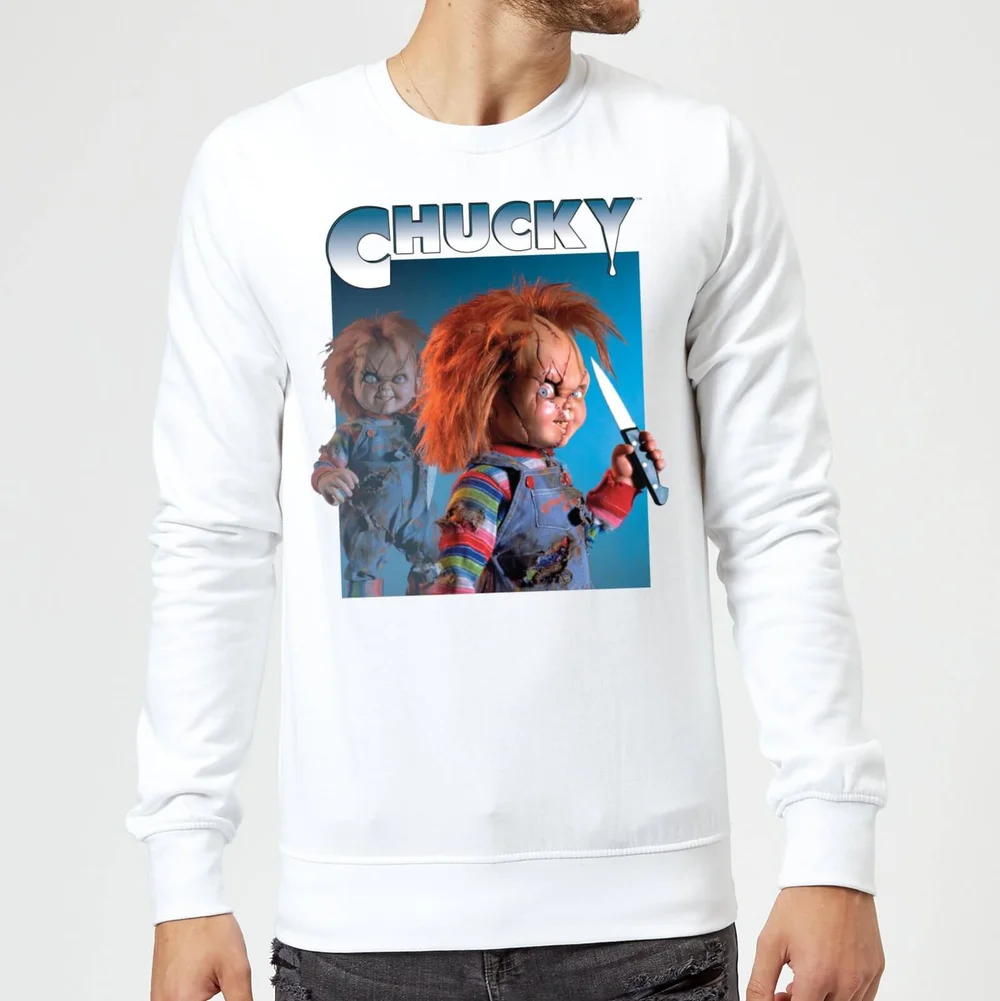 Chucky Nasty 90's Sweatshirt - White - S Image 1