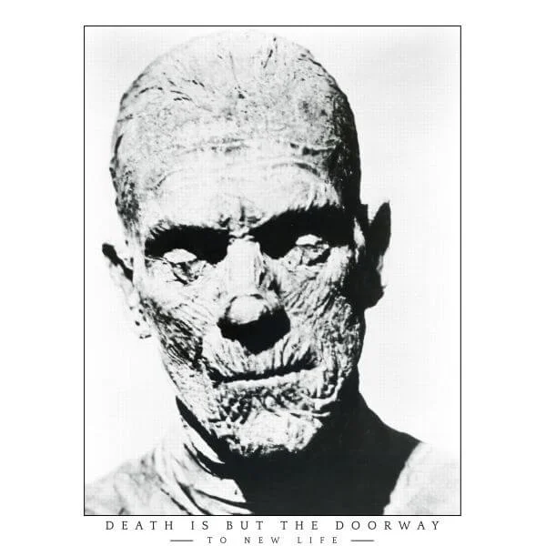 Universal Monsters The Mummy Portrait Women's T-Shirt - White