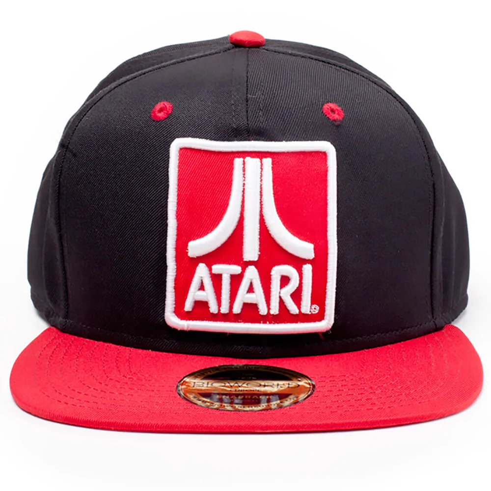 Atari Logo Badge Snapback - Black Image 1