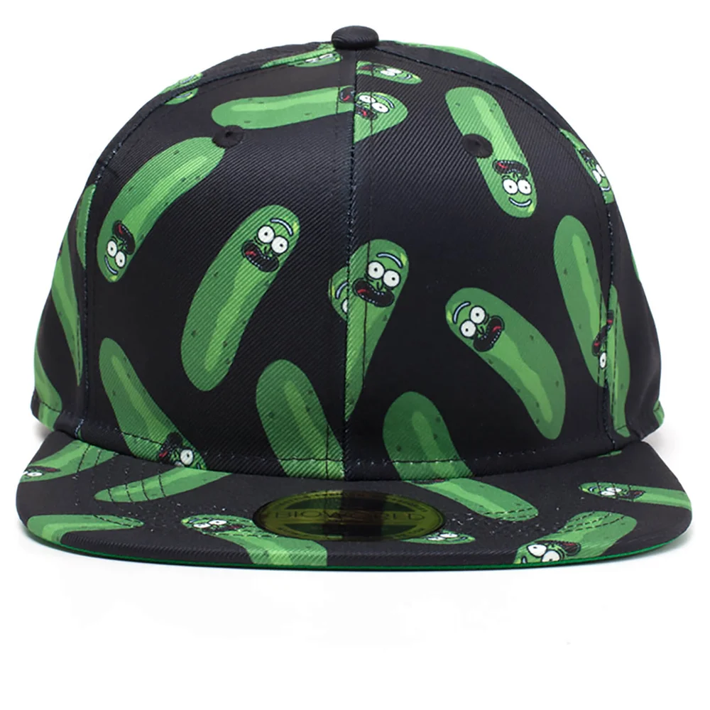Rick and Morty Pickle Rick Snapback - Black Image 1