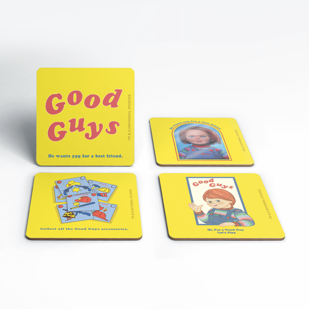 Chucky Good Guys Retro Coaster Set Image 1