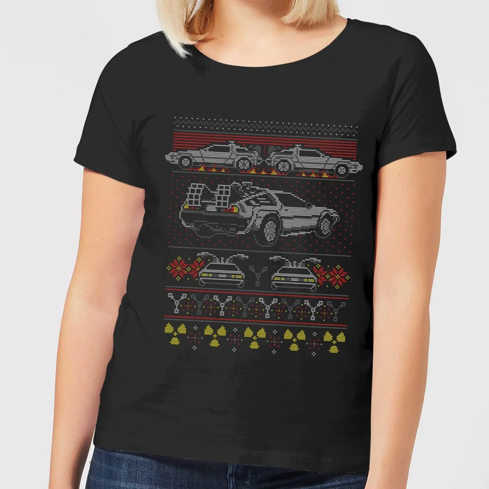 Back To The Future Back In Time for Christmas Women's T-Shirt - Black - S Image 1
