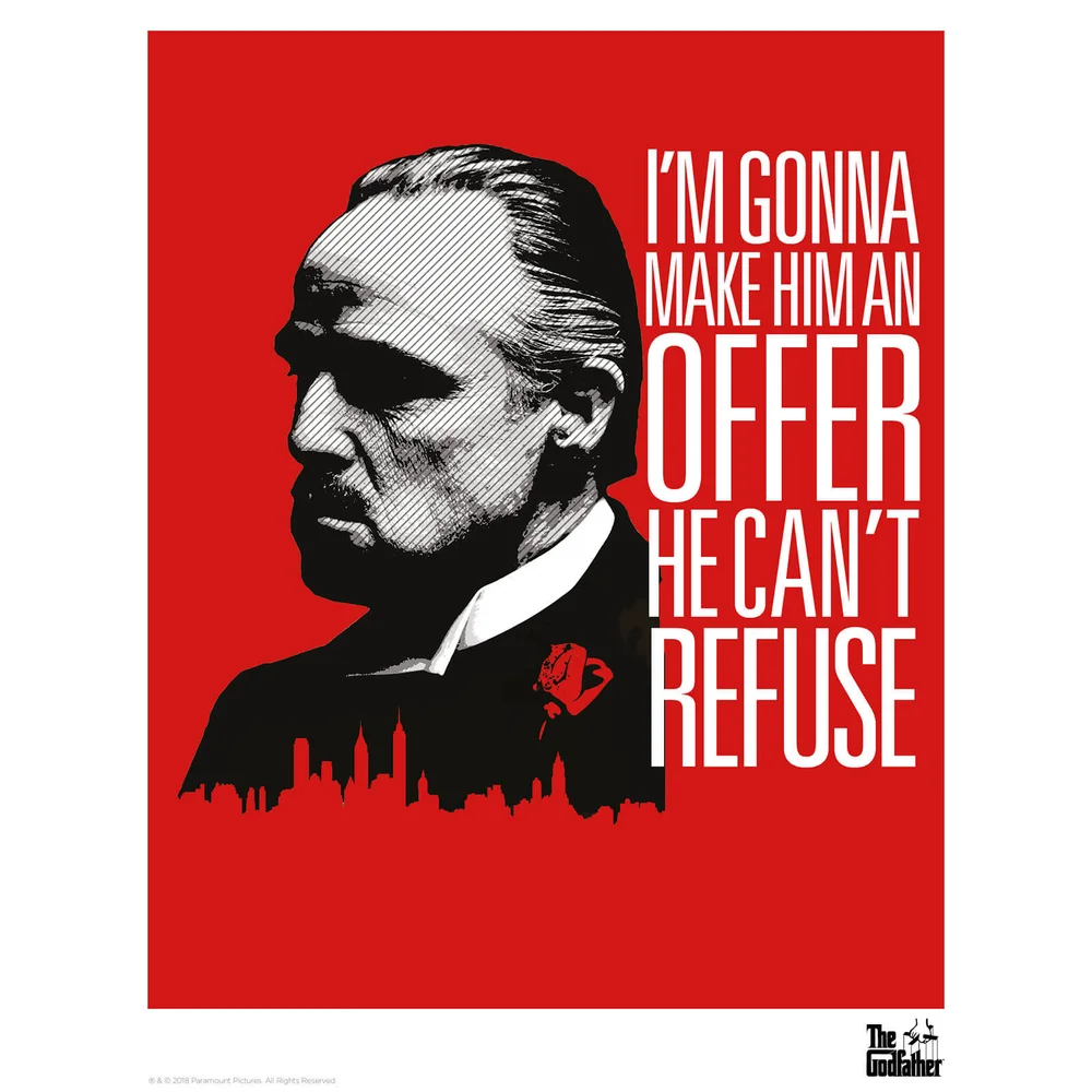 The Godfather Limited Edition Art Print - Red Image 1