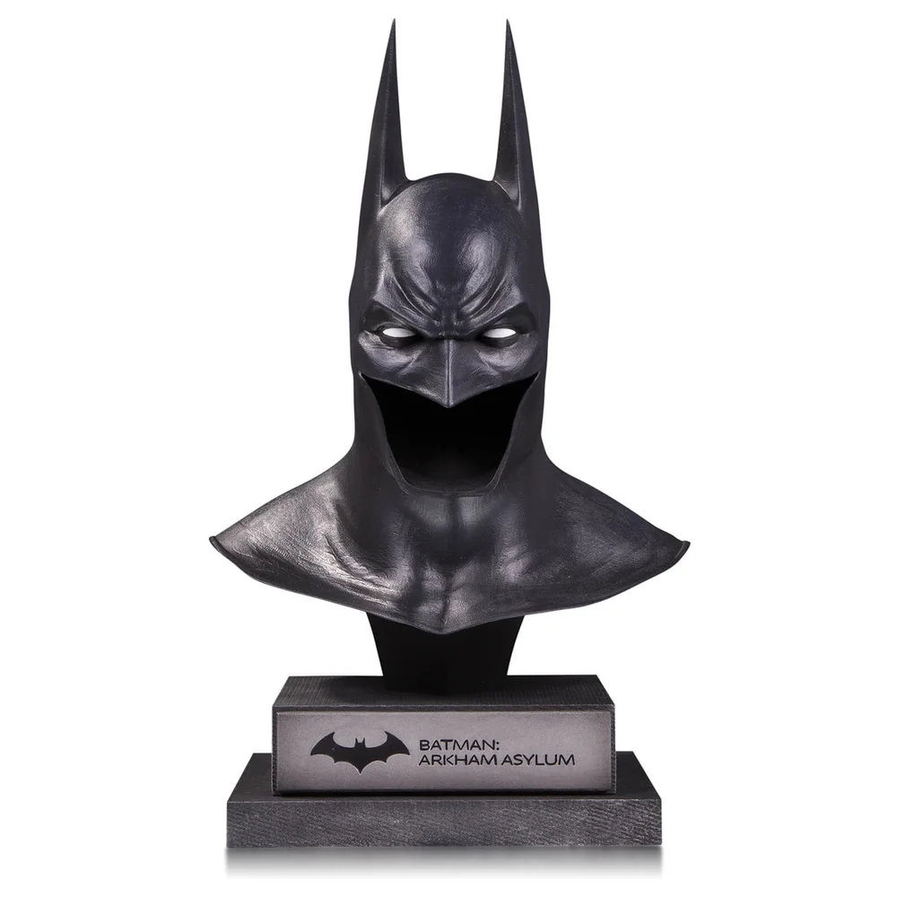 DC Collectibles DC Gallery Batman Arkham Asylum Cowl Statue Image 1