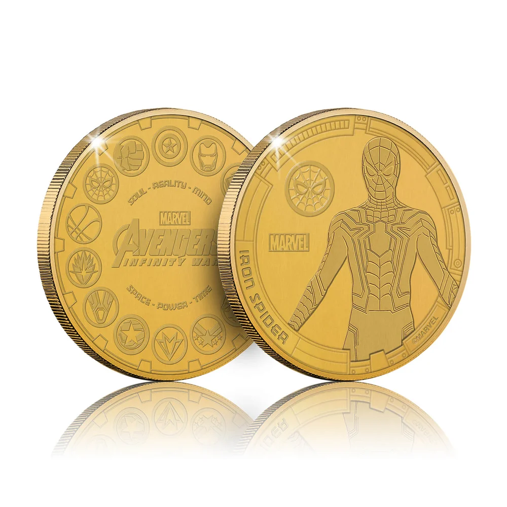 Collectible Marvel Infinity War Commemorative Coin: Iron Spider - Zavvi Exclusive (Limited to 1000) Image 1