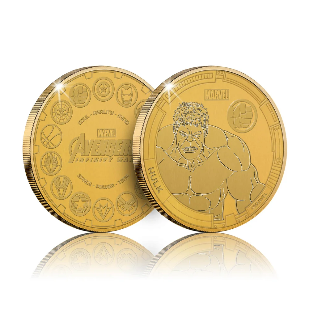 Collectible Marvel Infinity War Commemorative Coin: Hulk - Zavvi Exclusive (Limited to 1000) Image 1