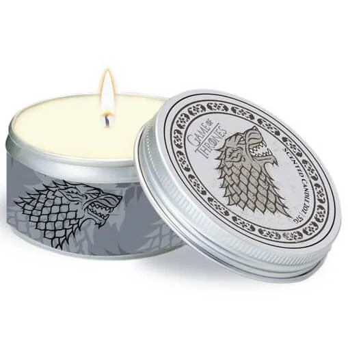 Game of Thrones (Large) Scented Tin Candle - Stark Image 1