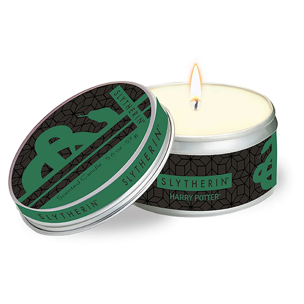 Harry Potter (Large) Scented Tin Candle - Slytherin Image 1