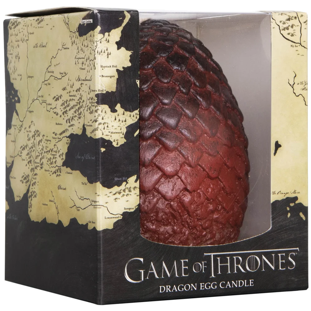 Game of Thrones Sculpted Candle Egg - Red Image 1