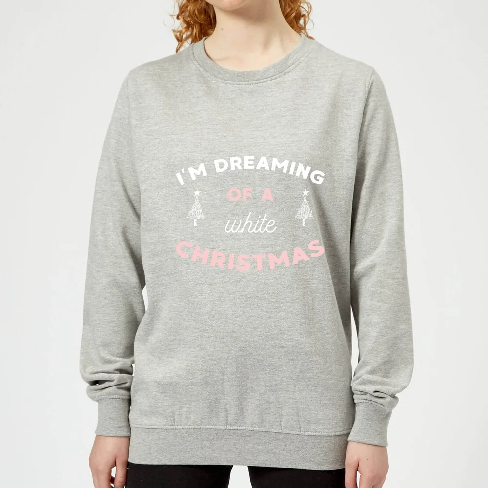 I'm Dreaming Of A White Christmas Women's Christmas Sweater - Grey - XS - Grey Image 1