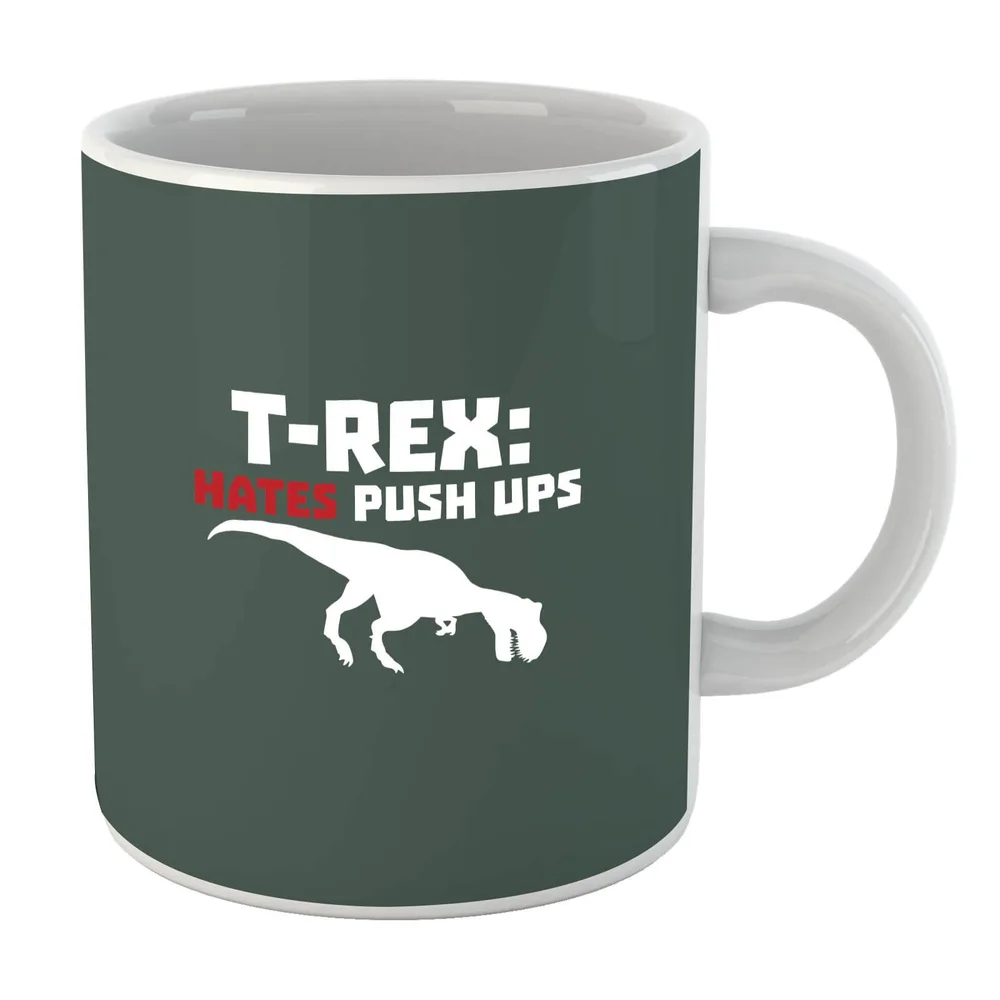 T-Rex Hates Pushups Mug Image 1