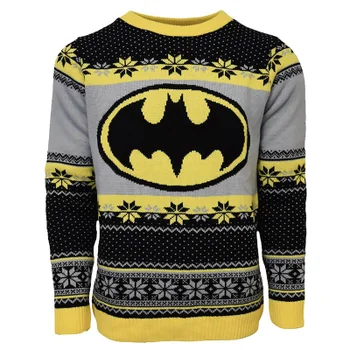 Batman Christmas Jumper - Black