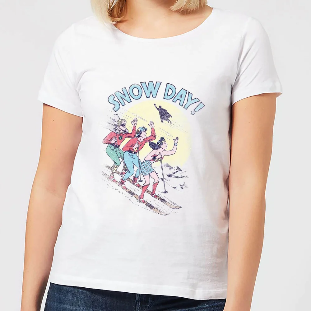 DC Snow Day! Women's Christmas T-Shirt - White - XS Image 1