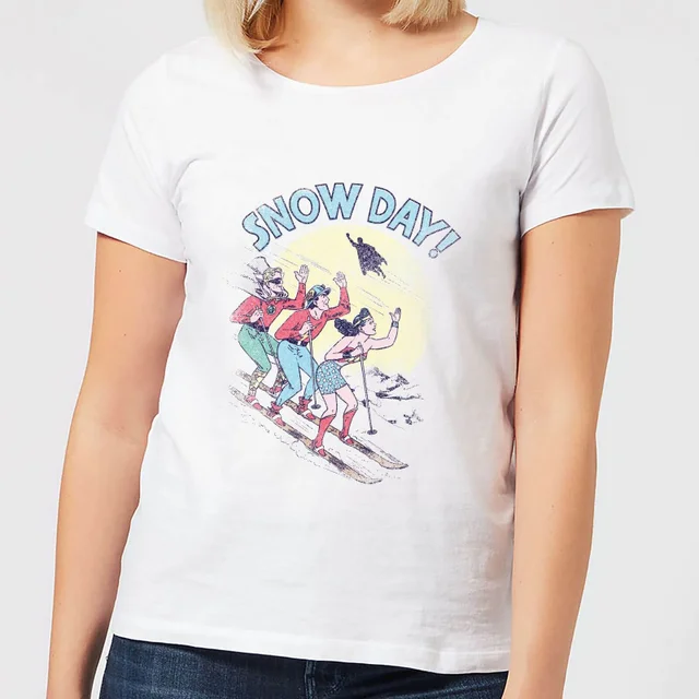 DC Snow Day! Women's Christmas T-Shirt - White