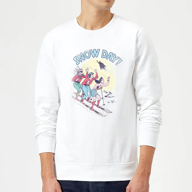 DC Snow Day! Christmas Sweater - White