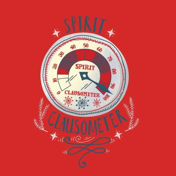 Elf Clausometer Christmas Sweater - Red