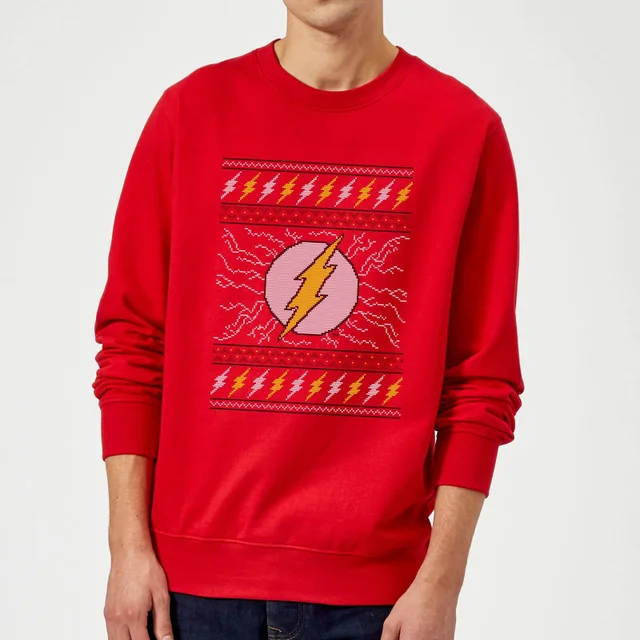 DC Flash Knit Christmas Sweater - Red