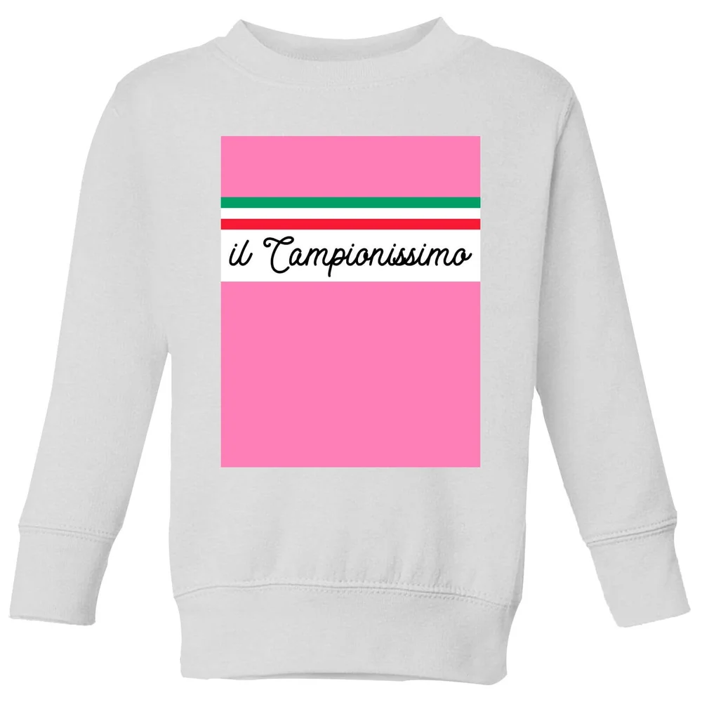 Summit Finish Il Campionissimo Kids' Sweatshirt - White - 3-4 Years - White Image 1