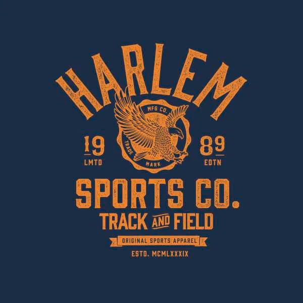 Harlem Sports Hoodie - Navy