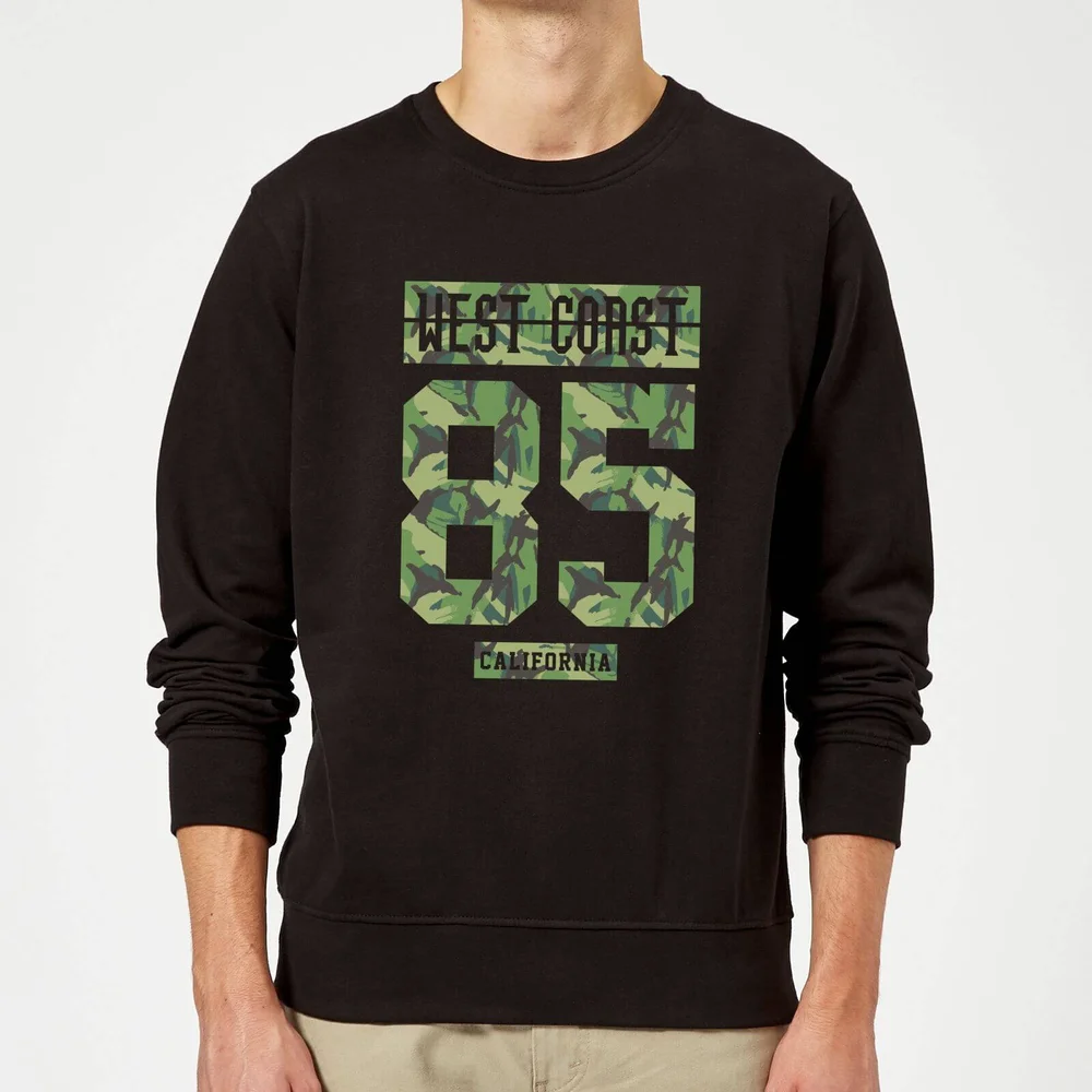 Camo West Coast Sweatshirt - Black - S Image 1