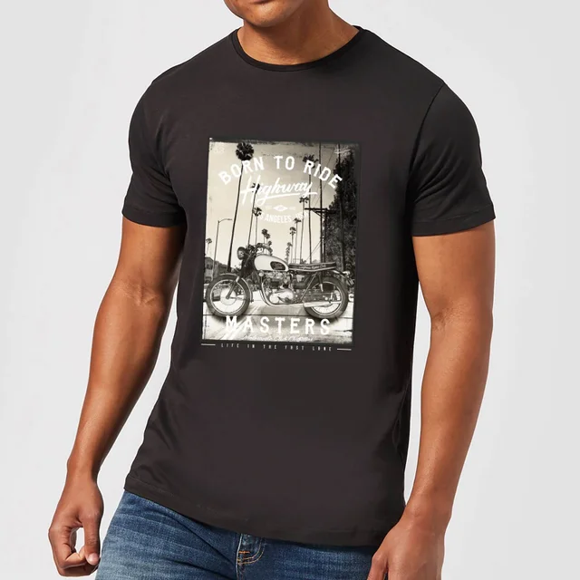 Born To Ride Men's T-Shirt - Black