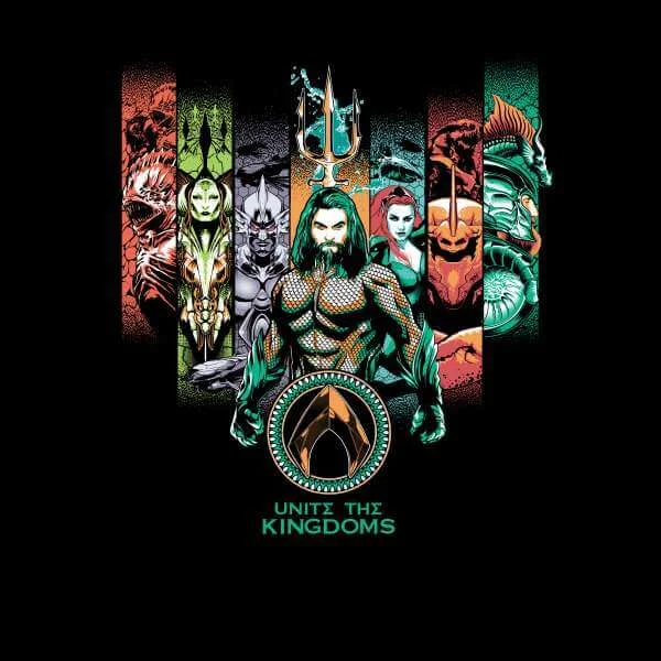 Aquaman Unite The Kingdoms Sweatshirt - Black