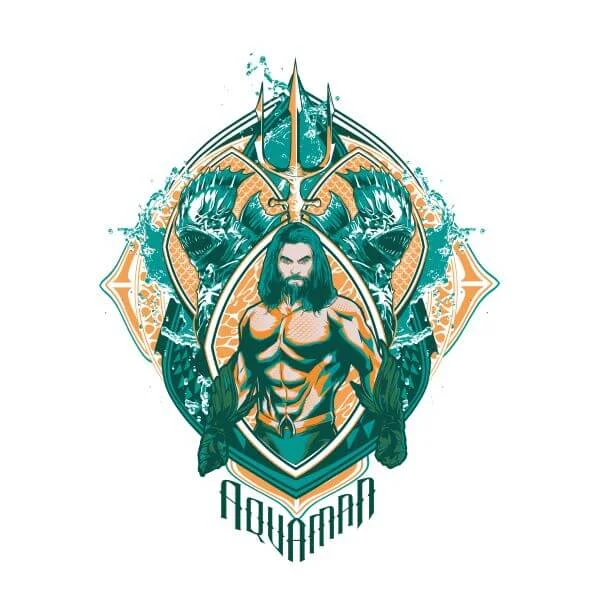 Aquaman Seven Kingdoms Women's T-Shirt - White