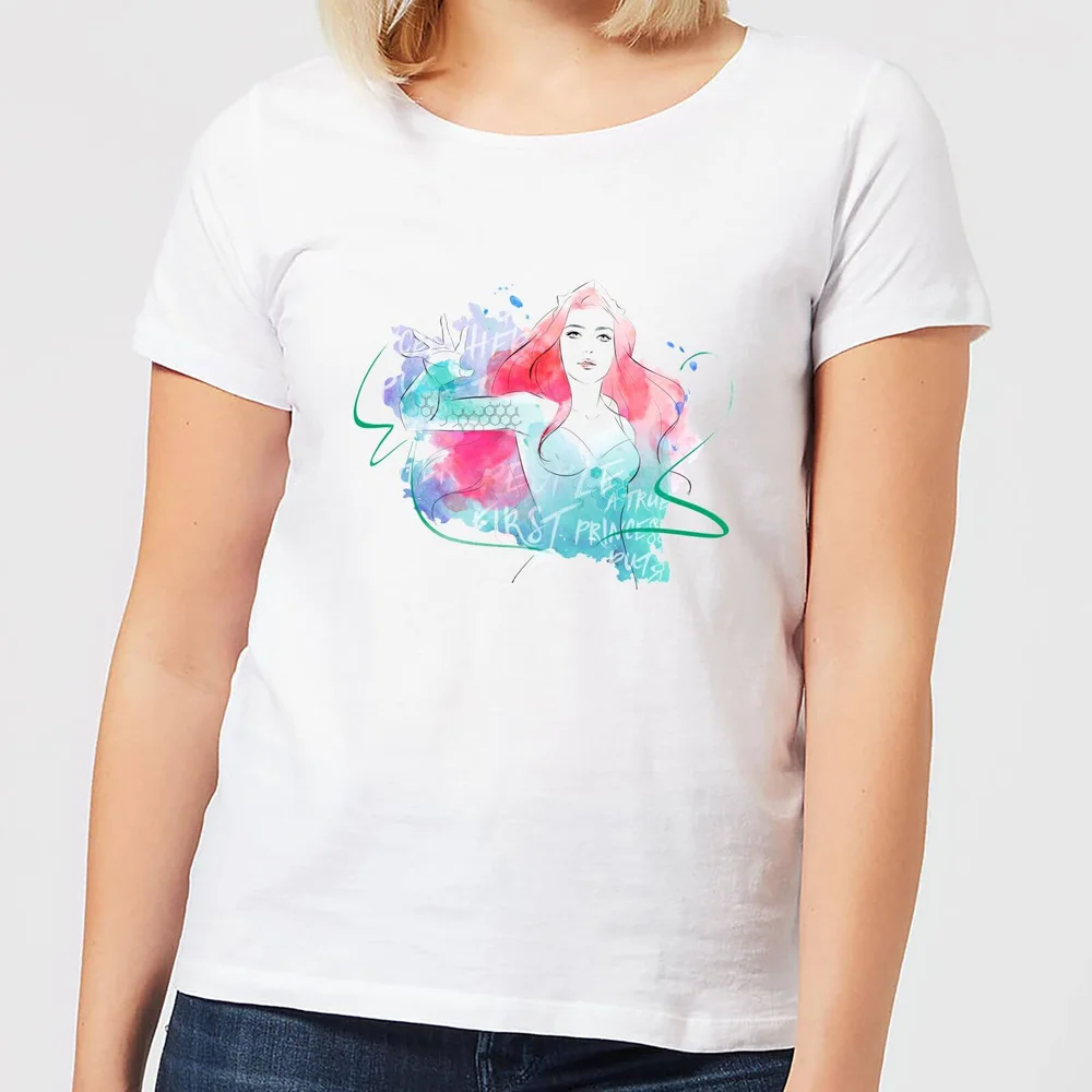 Aquaman Mera First Princess Women's T-Shirt - White - XS Image 1