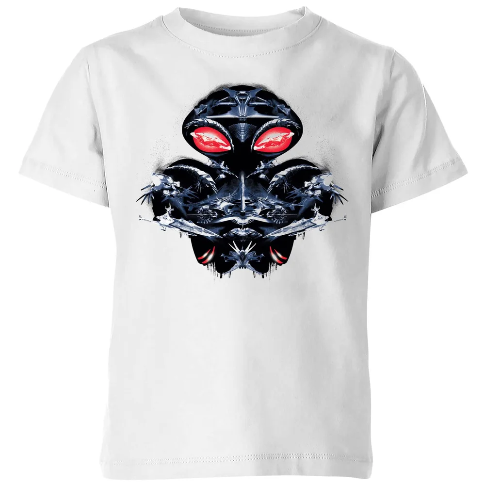 Aquaman Black Manta Sea At War Kids' T-Shirt - White - 3-4 Years Image 1