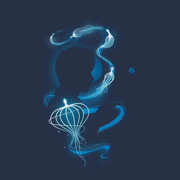 Fantastic Beasts Newt Silhouette Sweatshirt - Navy