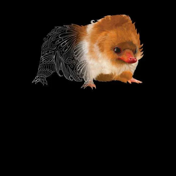 Fantastic Beasts Tribal Baby Niffler Sweatshirt - Black