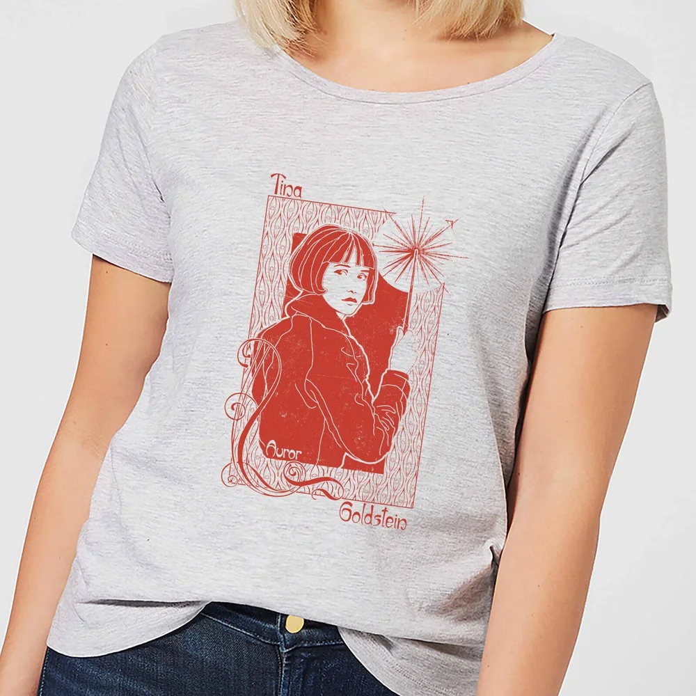 Fantastic Beasts Tina Goldstein Women's T-Shirt - Grey - XS Image 1