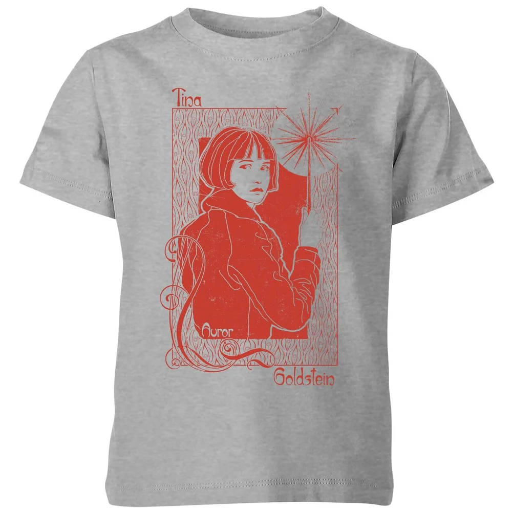 Fantastic Beasts Tina Goldstein Kids' T-Shirt - Grey - 3-4 Years Image 1