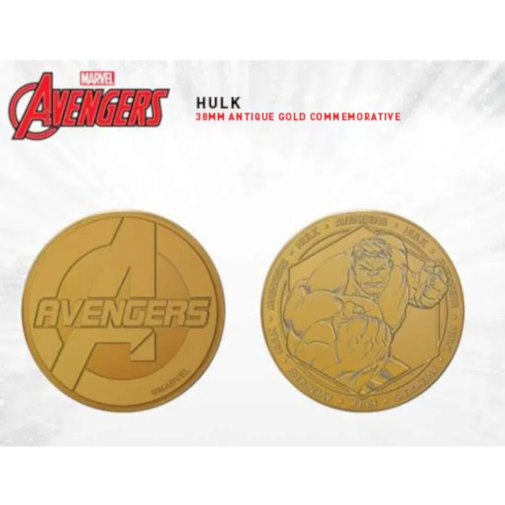 Marvel The Hulk Collectible Evergreen Commemorative Coin Image 1