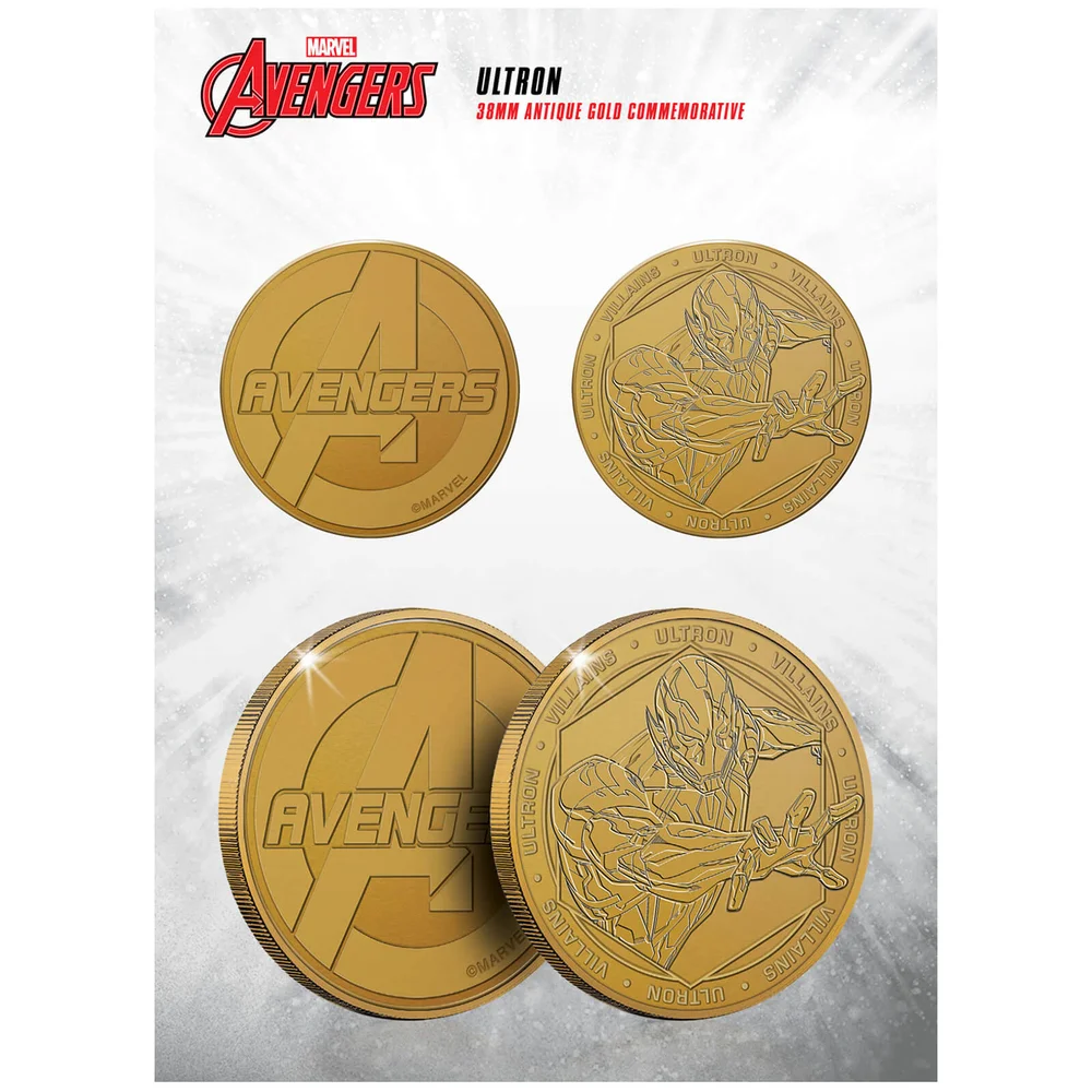 Marvel Ultron Collectible Evergreen Commemorative Coin Image 1