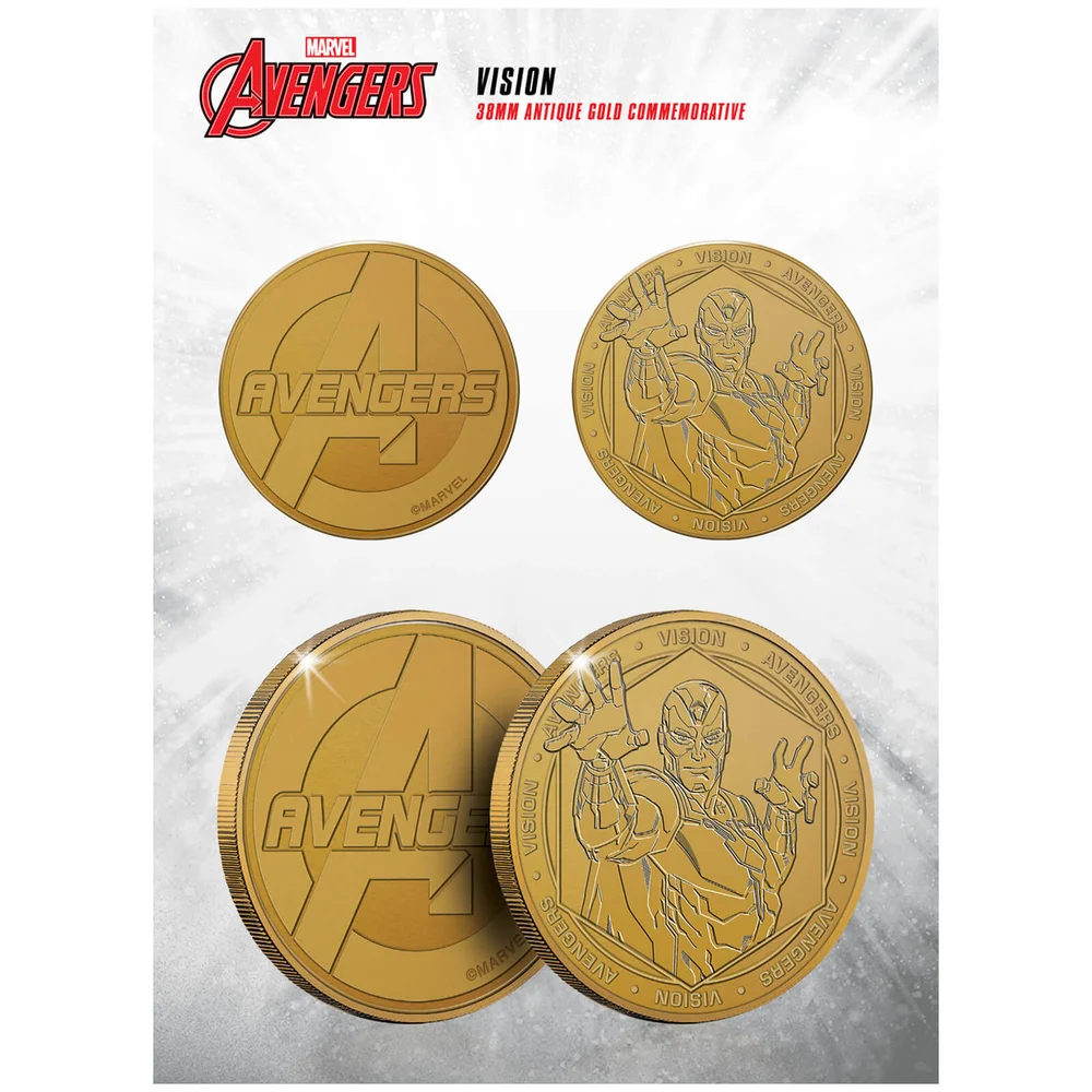 Marvel Vision Collectible Evergreen Commemorative Coin Image 1