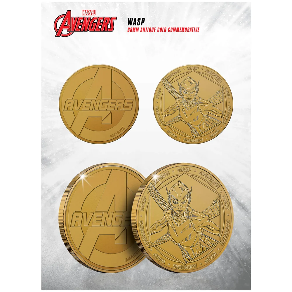Marvel The Wasp Collectible Evergreen Commemorative Coin Image 1